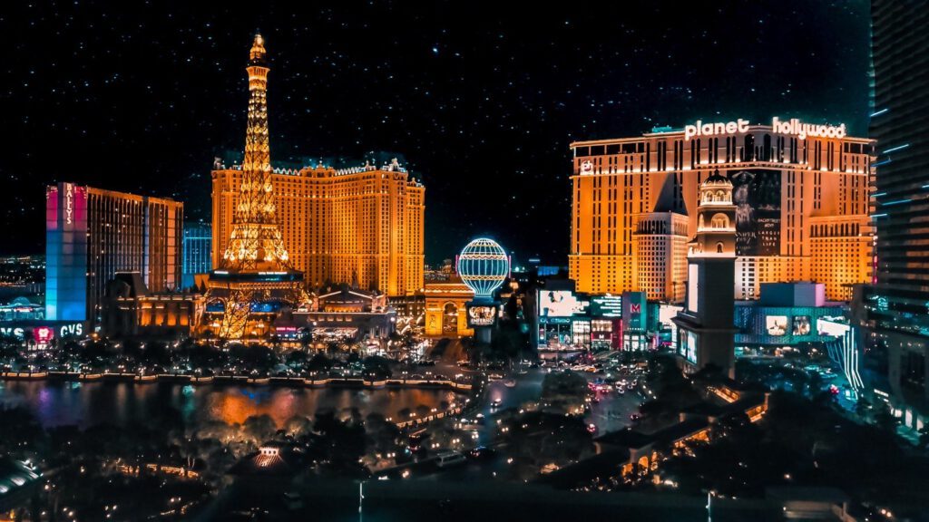 Las Vegas (USA) Foto bei Nacht